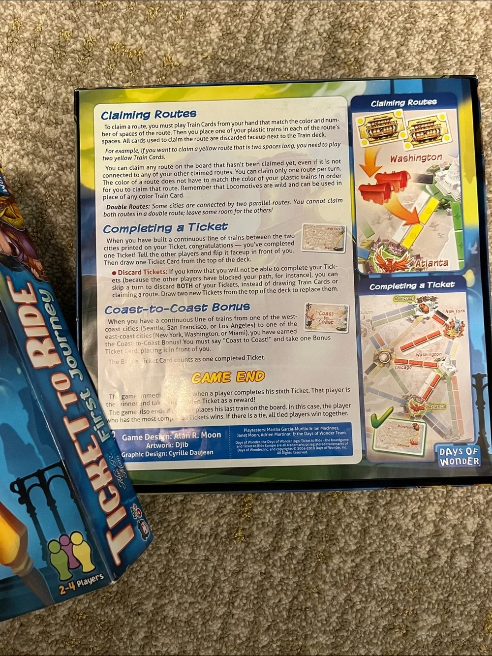 Ticket to Ride: First Journey - Kids Board Game